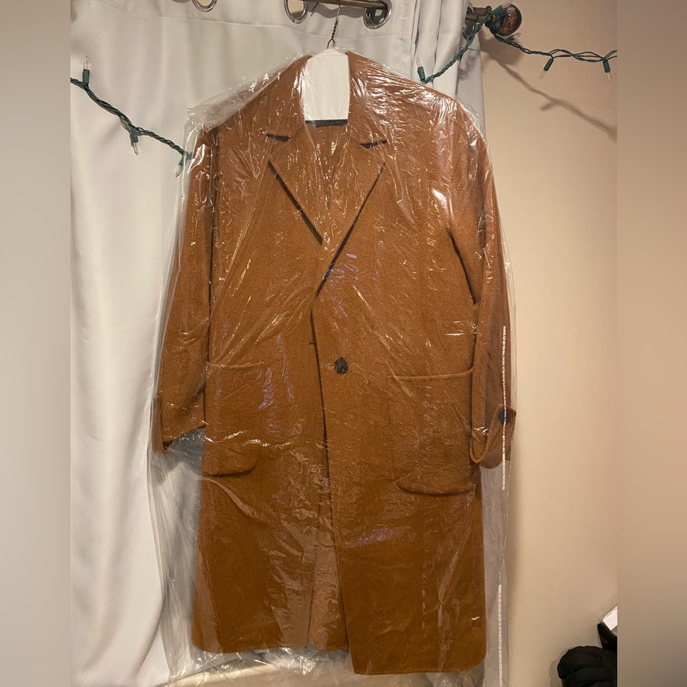 Theory wool and cashmere Cocoon Coat Camel Color